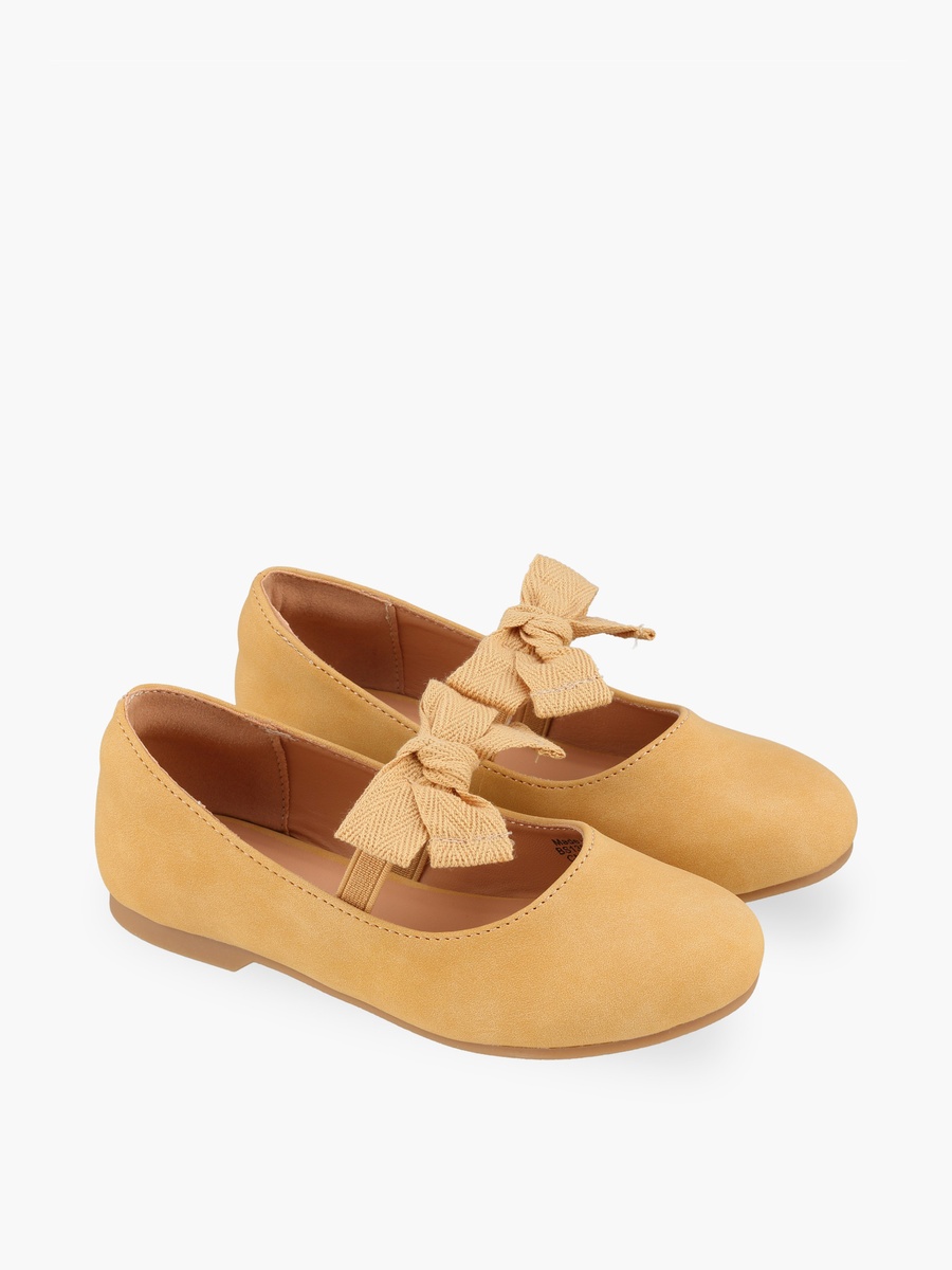 Elastic Strap Ballerina Shoes