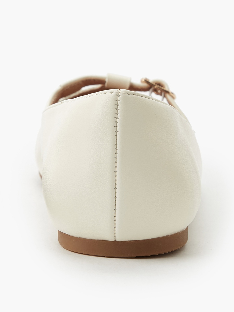 Buckle Accent Ballerina Shoes