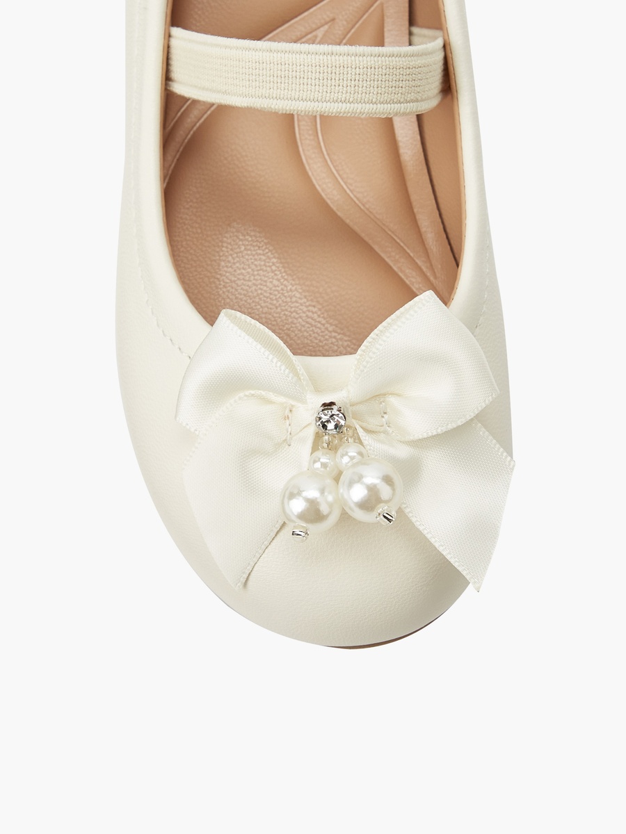 Elastic Strap Ballerina Shoes