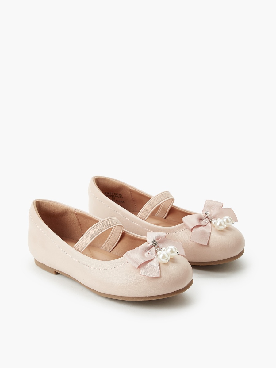 Elastic Strap Ballerina Shoes