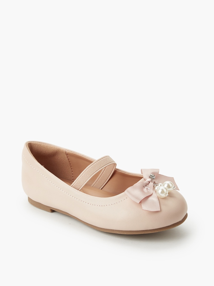 Elastic Strap Ballerina Shoes