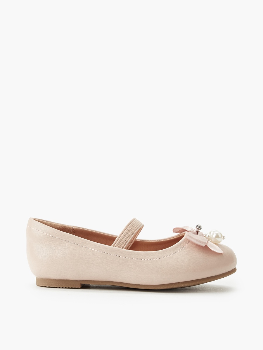Elastic Strap Ballerina Shoes