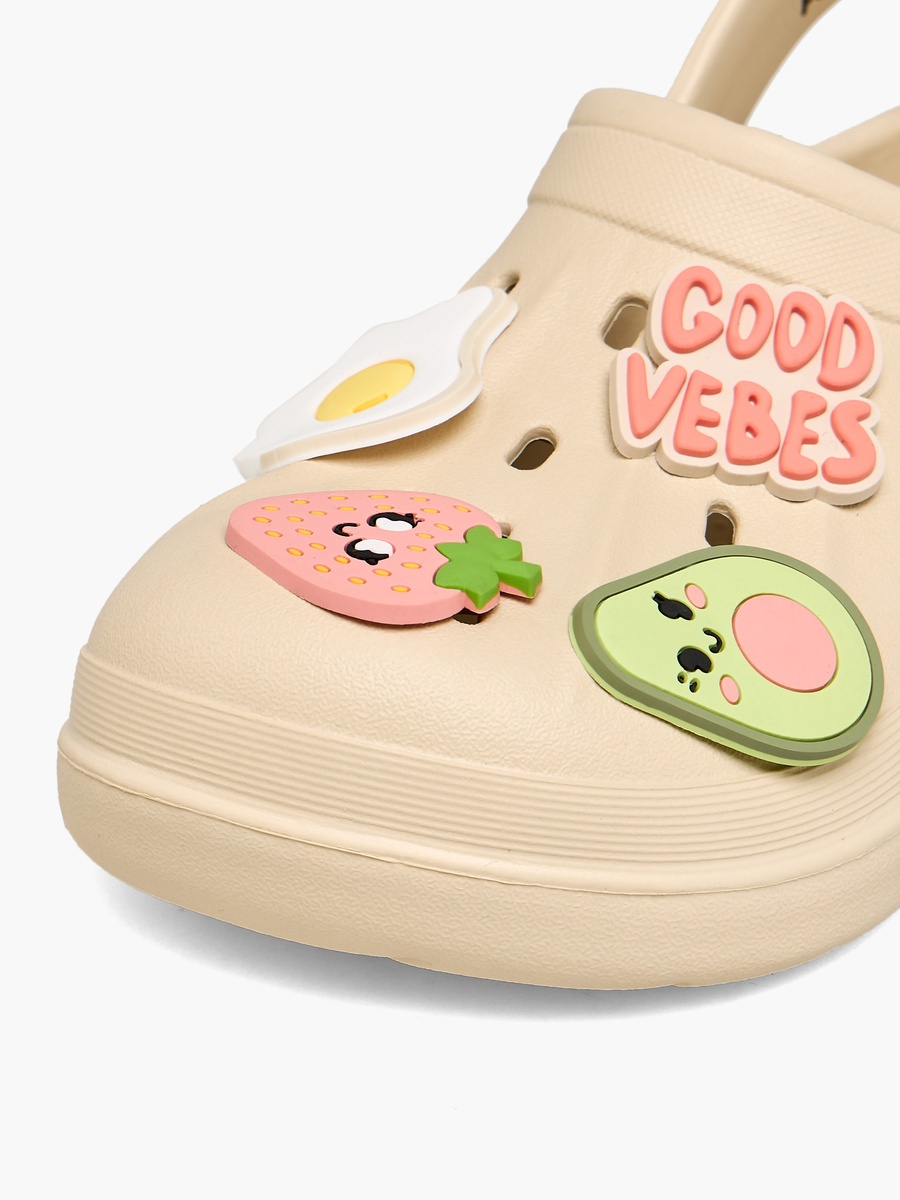 Jibbitz Applique Clogs