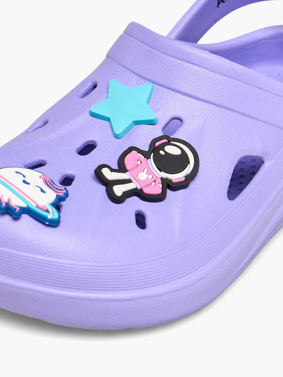 Space Jibbitz Embellished Clogs