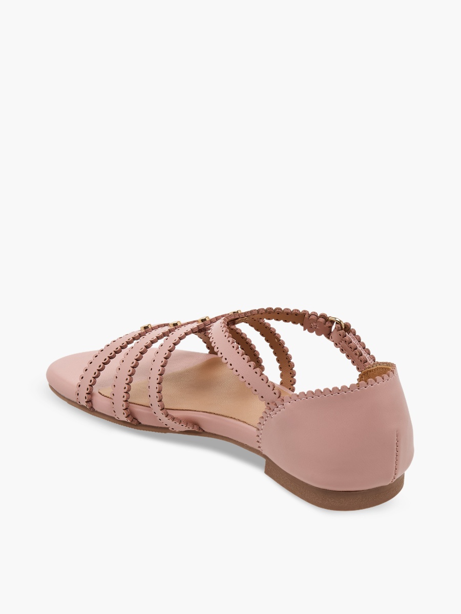 Embellished Hook and Loop Sandals