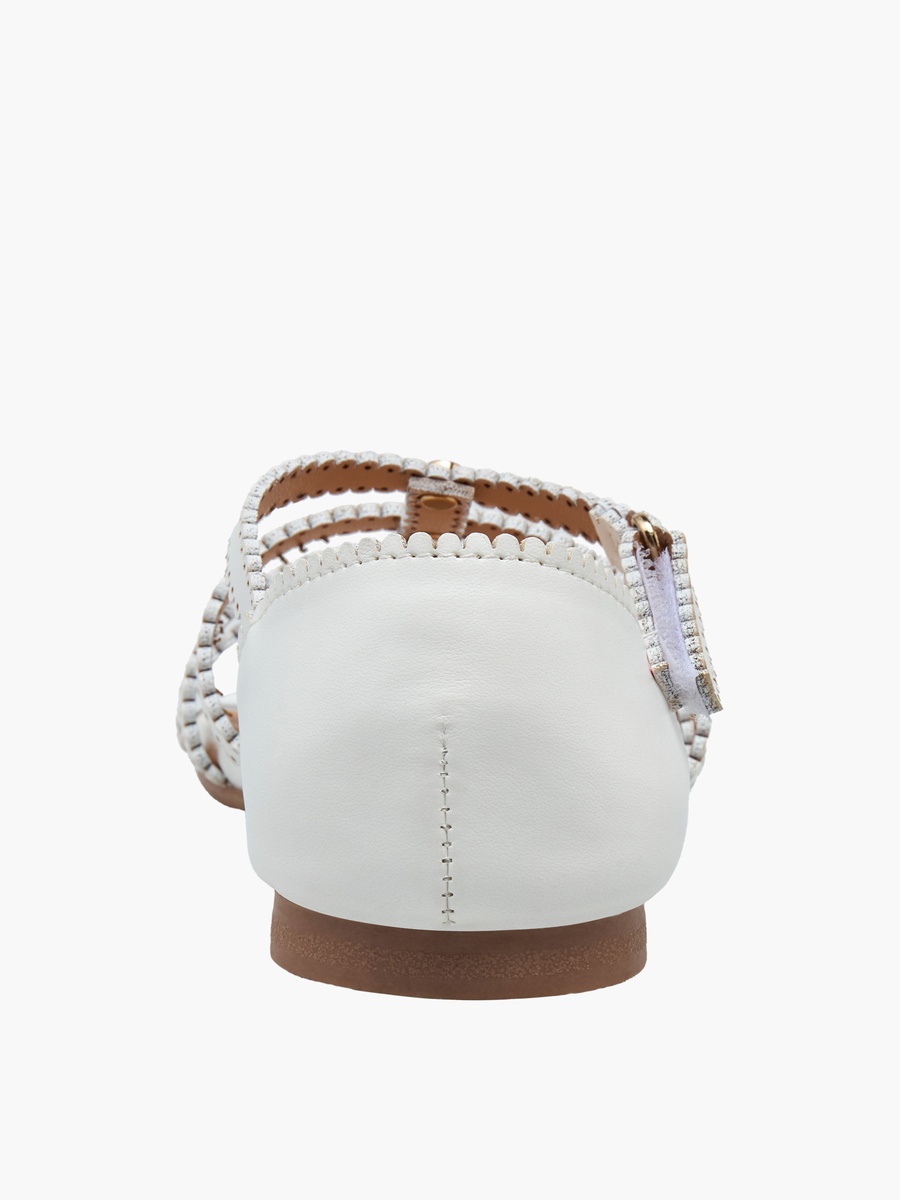 Embellished Hook and Loop Sandals