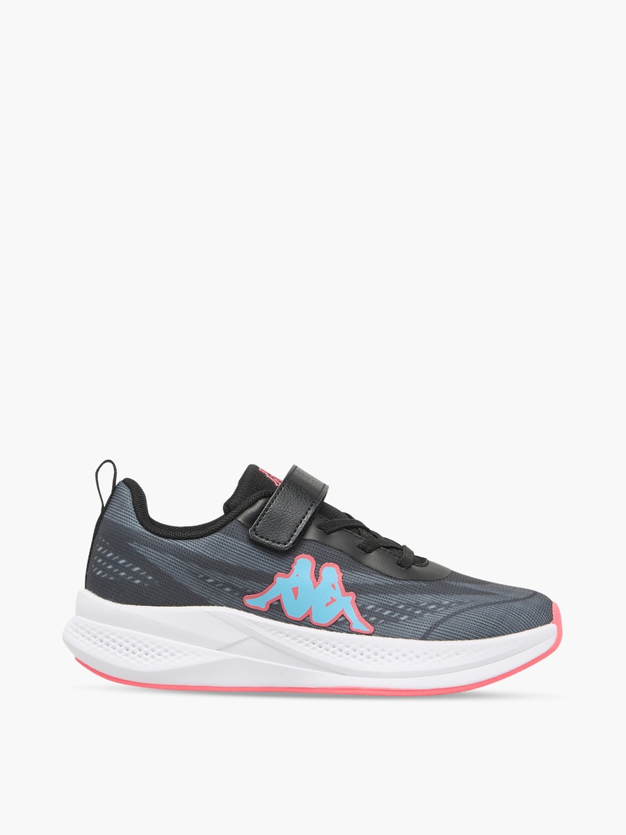 Logo Print Hook and Loop Sports Shoes
