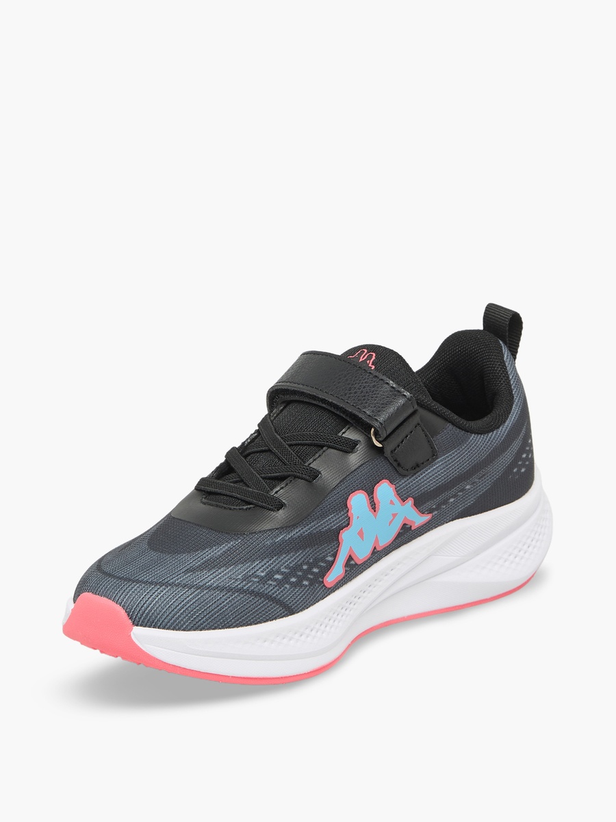 Logo Print Hook and Loop Sports Shoes
