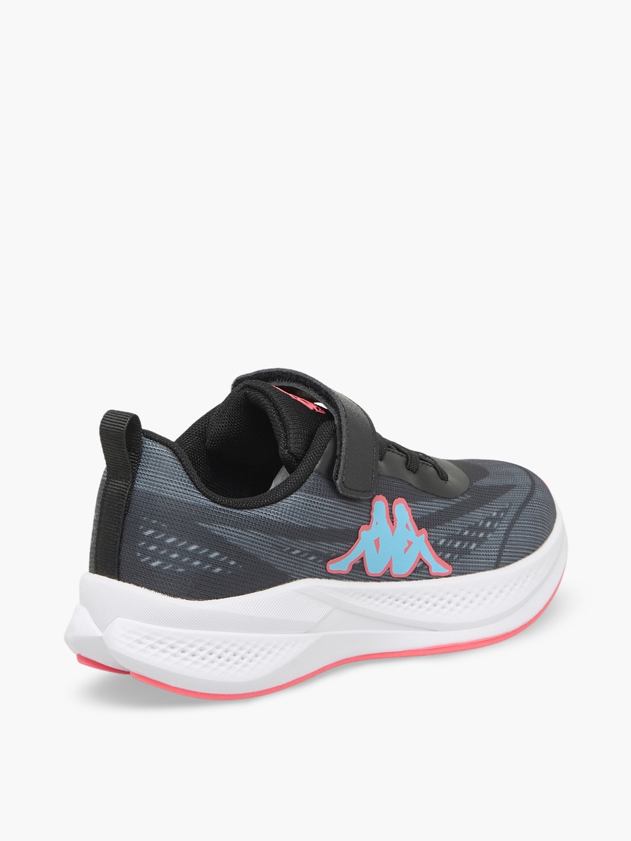 Logo Print Hook and Loop Sports Shoes