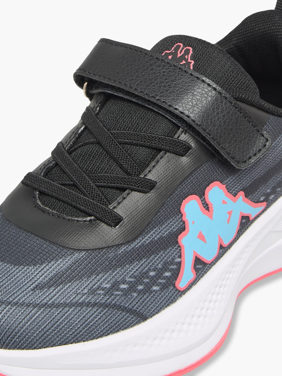 Logo Print Hook and Loop Sports Shoes