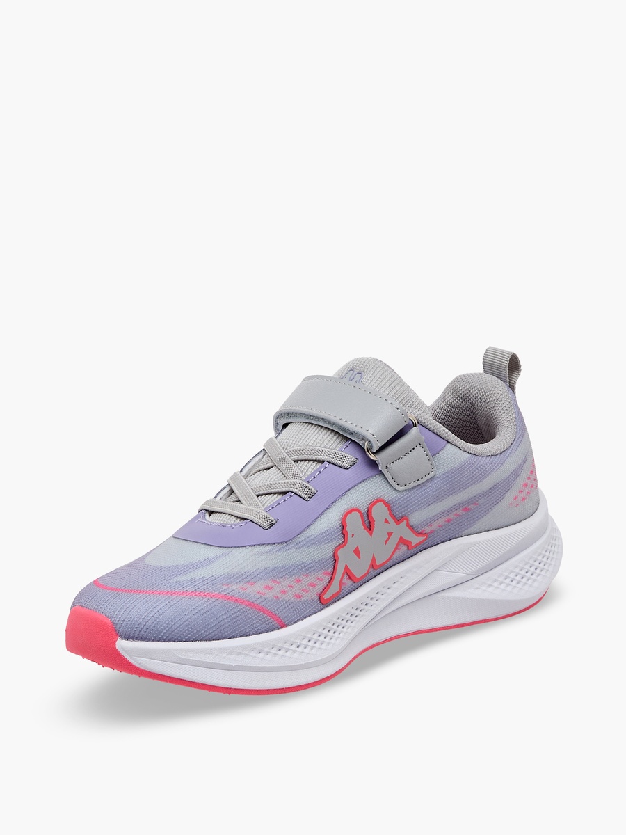 Logo Print Hook and Loop Sports Shoes