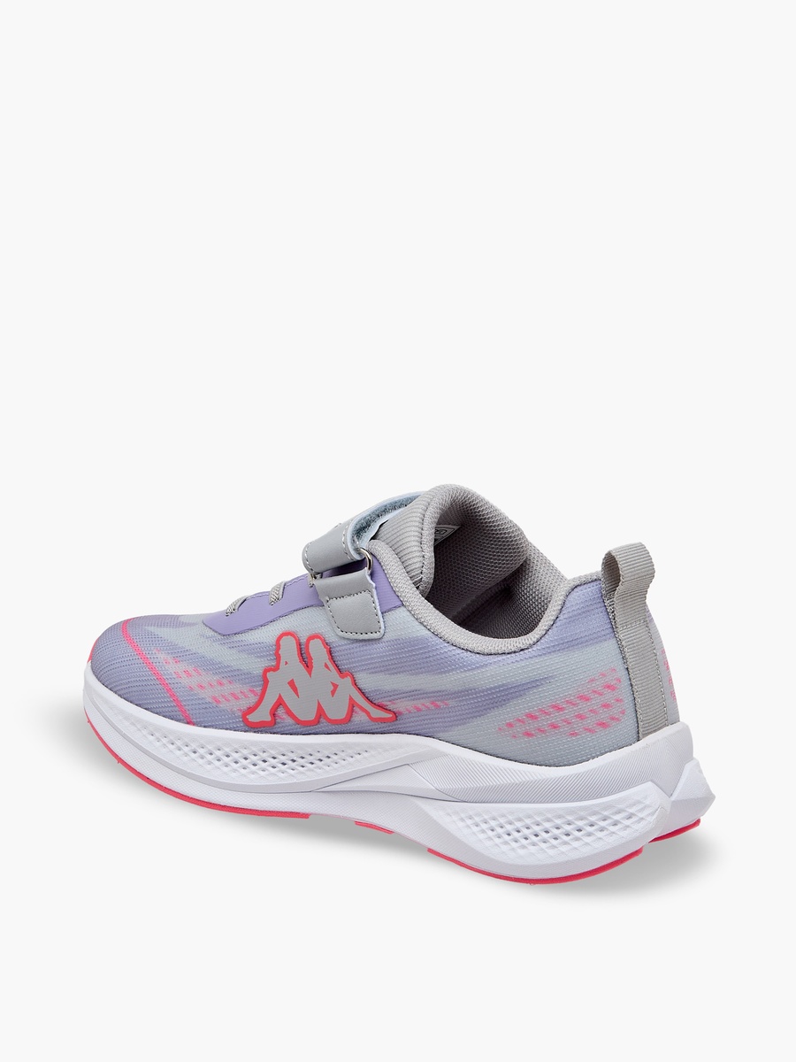 Logo Print Hook and Loop Sports Shoes