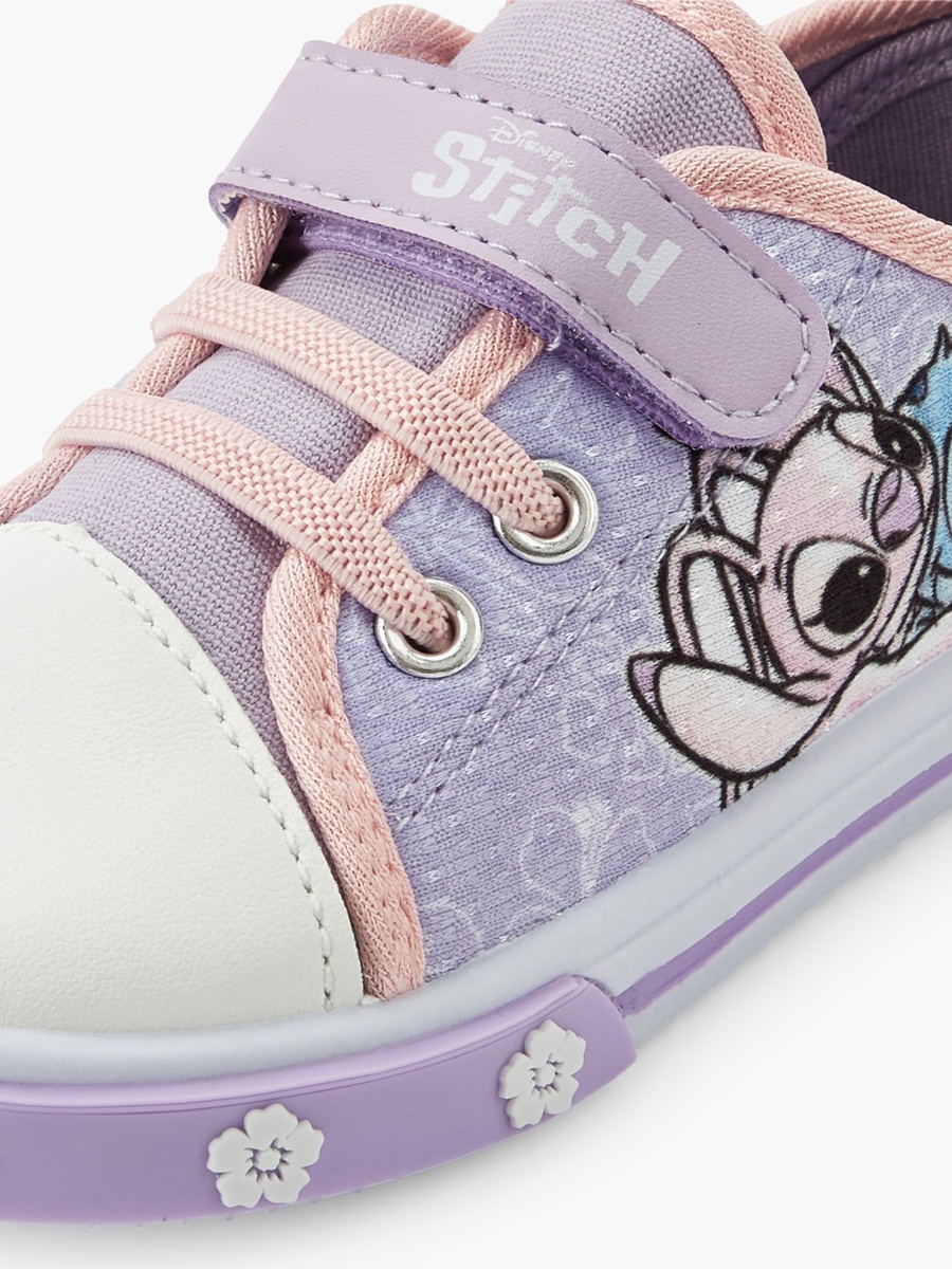 Angel and Stitch Print Ankle Sneakers