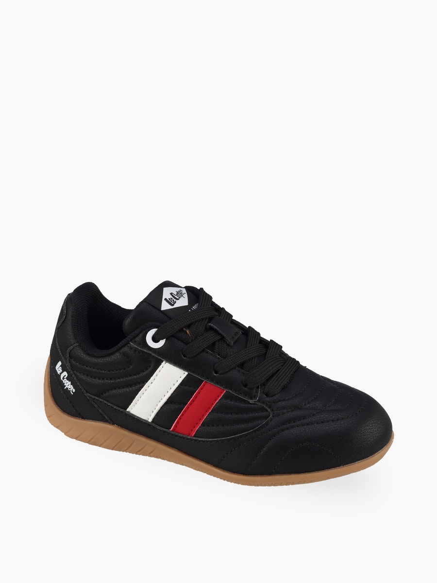 Panalled Lace-Up Sneakers