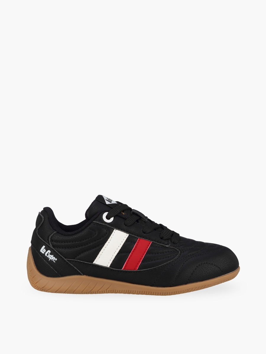 Panalled Lace-Up Sneakers