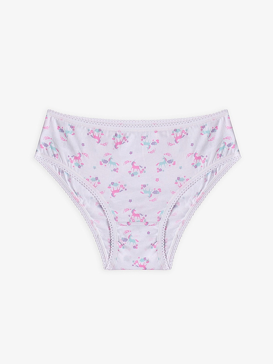 Pack of 5 -  Girls Cotton Everyday Lovely Briefs