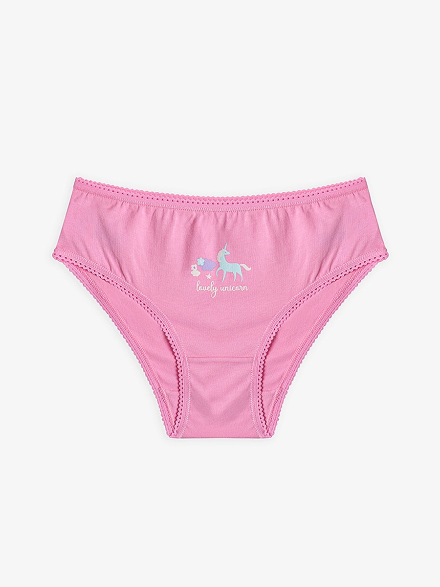Pack of 5 -  Girls Cotton Everyday Lovely Briefs
