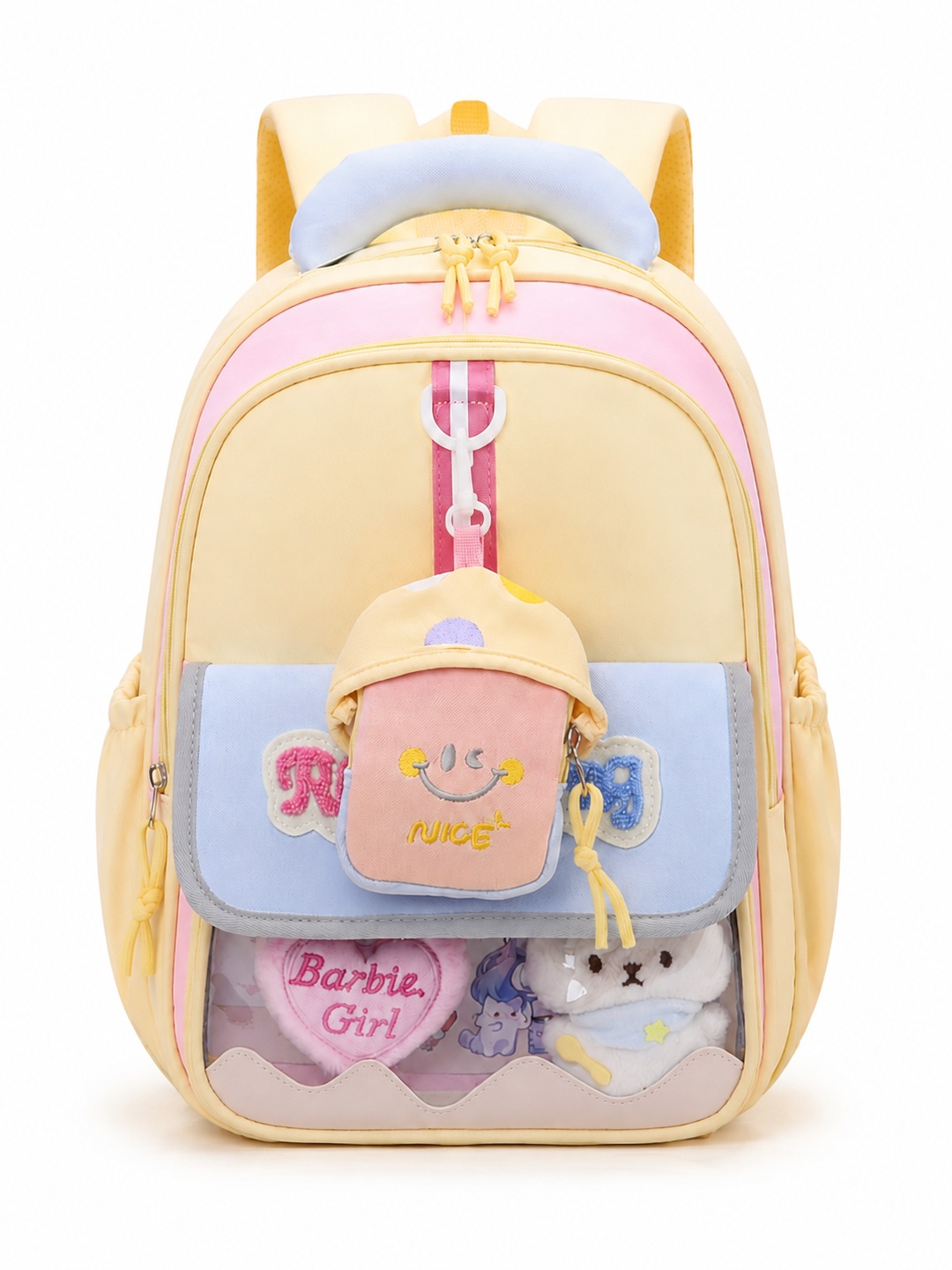 Teddy Detail Pocket Backpack