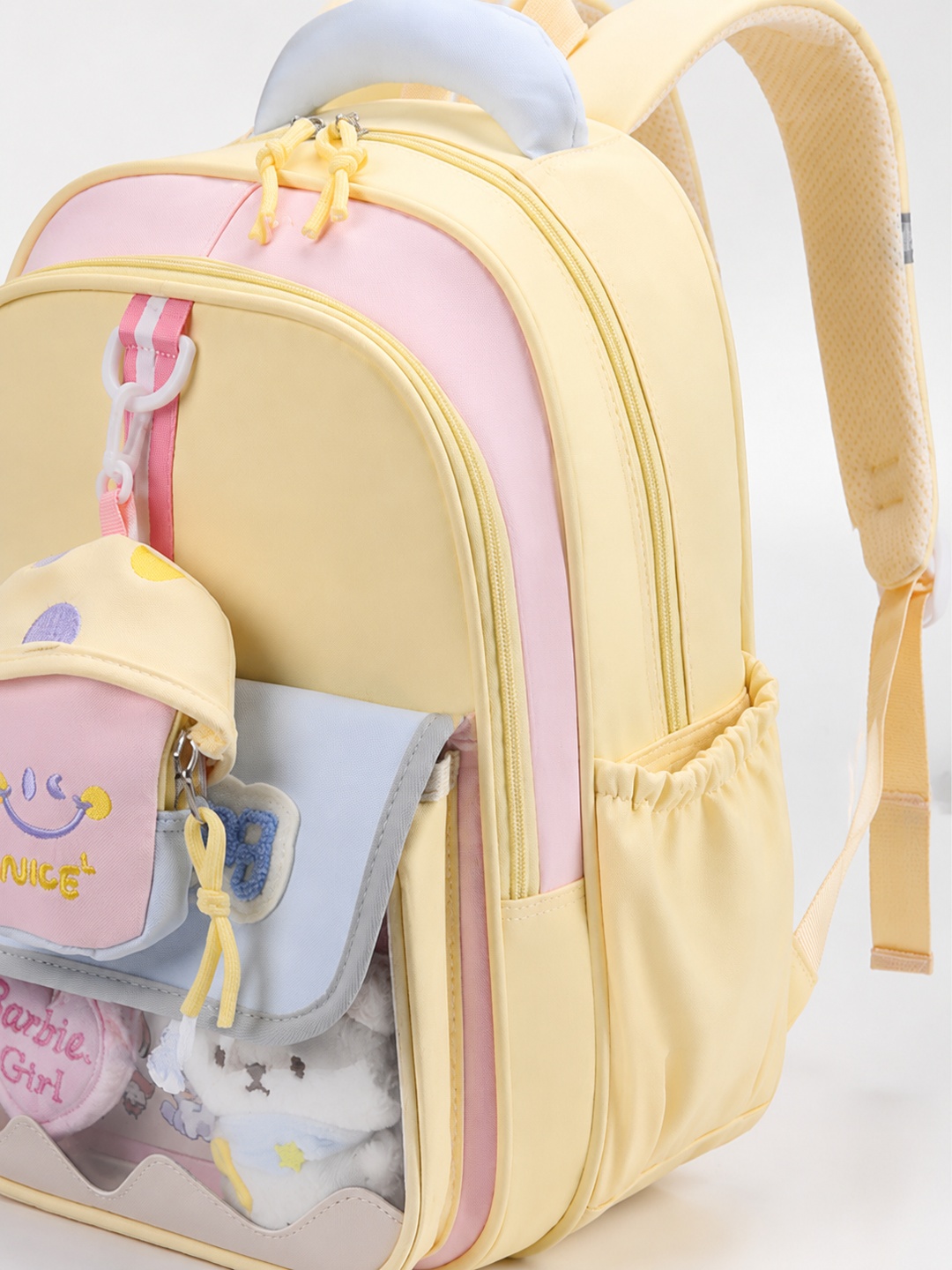 Teddy Detail Pocket Backpack