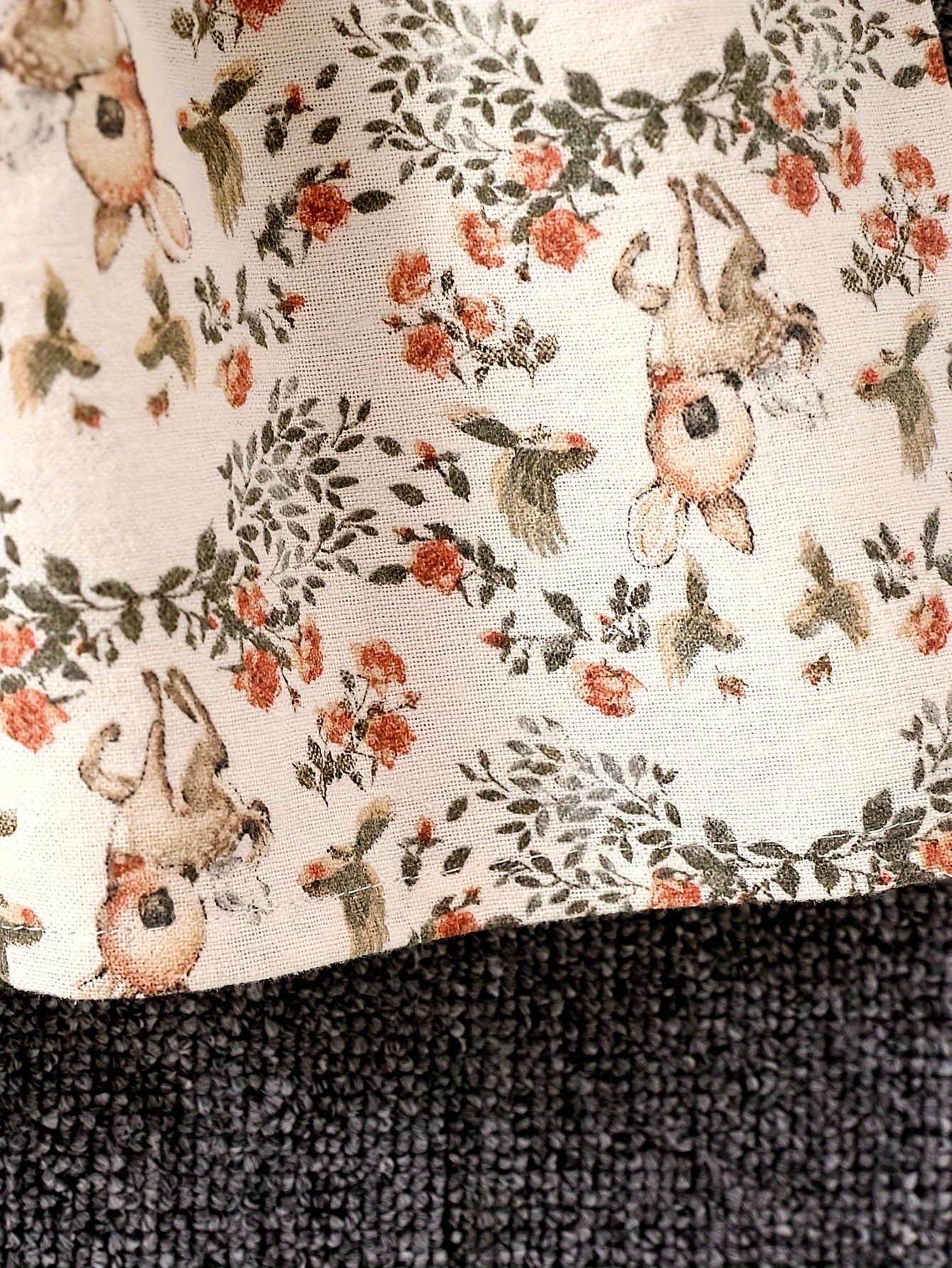 Beige Floral Print Casual Dress
