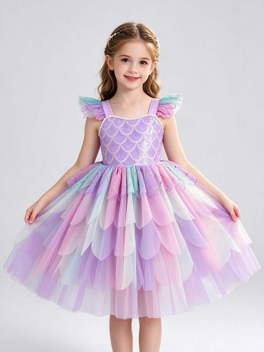 Princess Mermaid Costume Dress