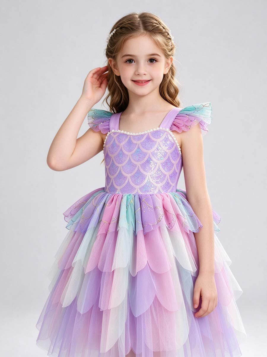 Princess Mermaid Costume Dress