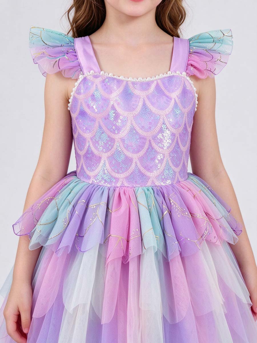 Princess Mermaid Costume Dress