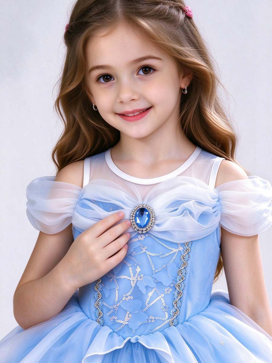 Princess Cinderella Costume Dress