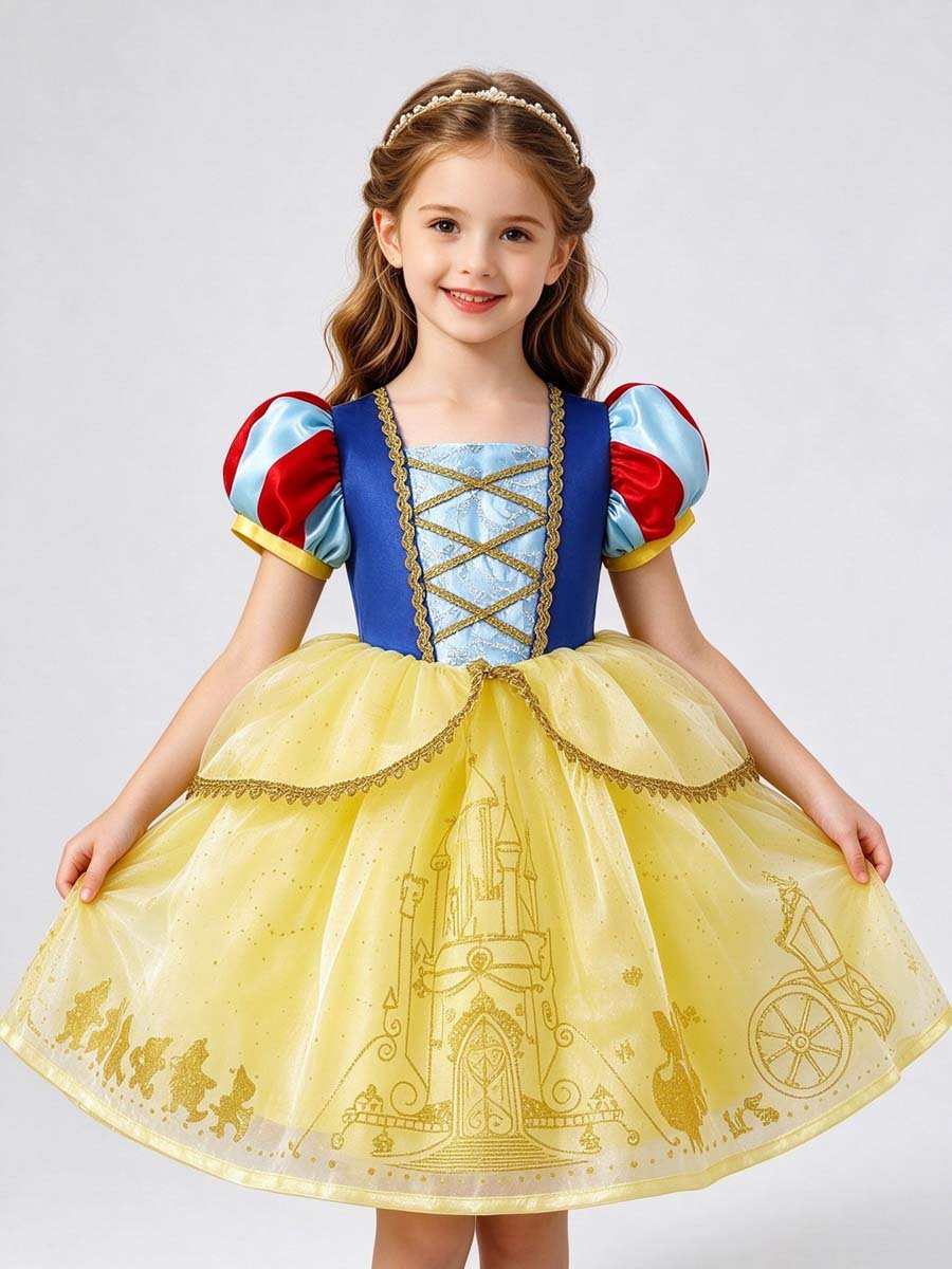 Princess Snow White Costume Dress