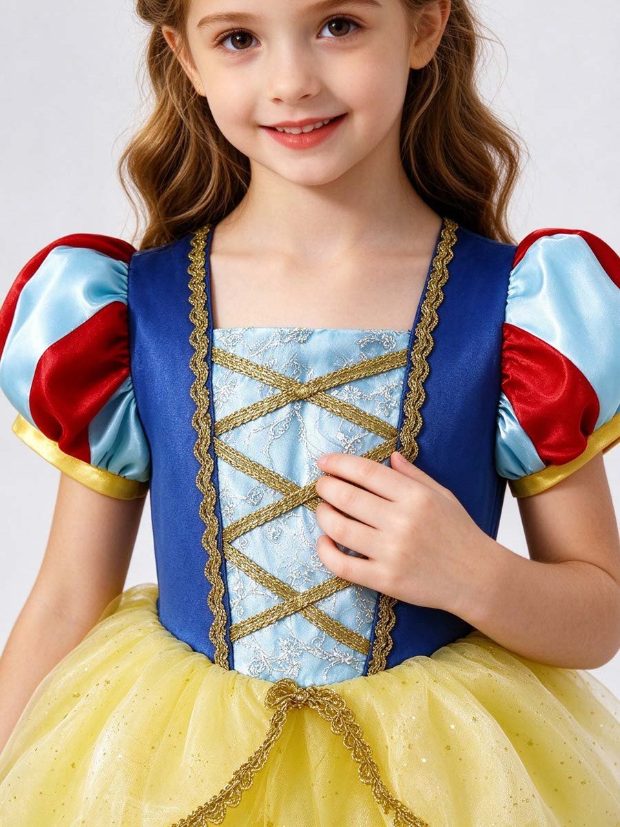 Princess Snow White Costume Dress