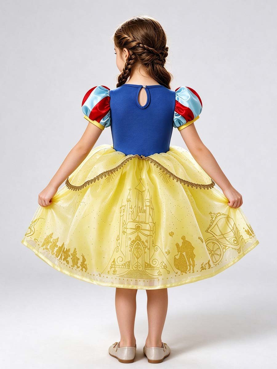 Princess Snow White Costume Dress