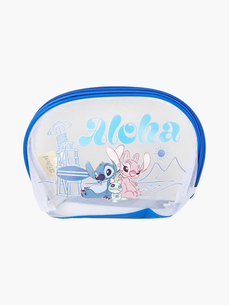 Stitch and Angel Print Pouch
