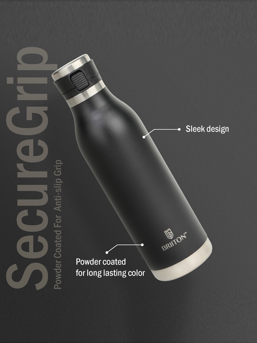 Logo Print Insulated Stainless Steel Water Bottle - 750 ml