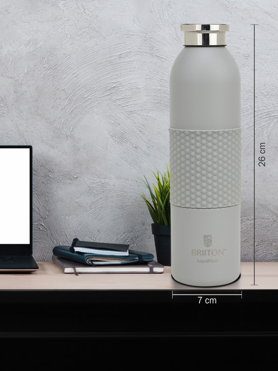 Logo Print Insulated Stainless Steel Water Bottle - 620 ml