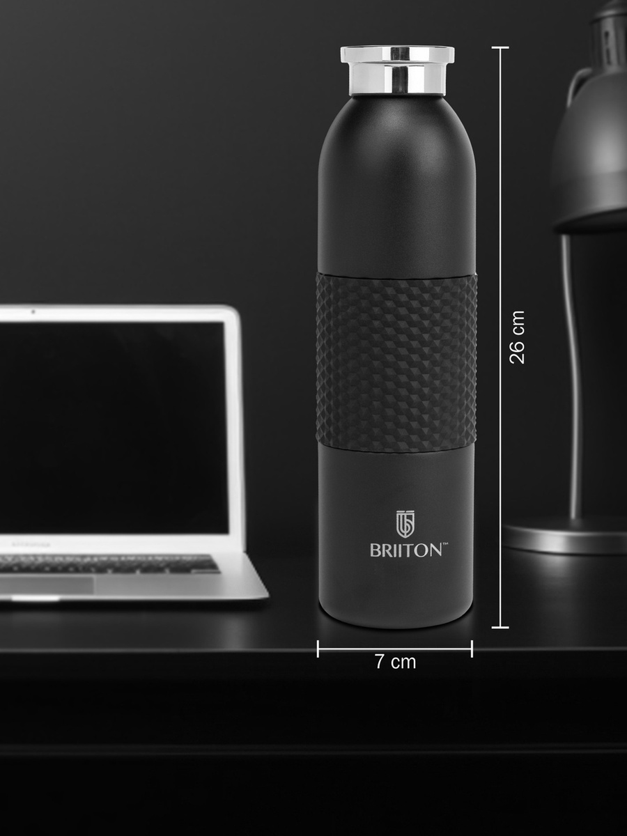Logo Print Insulated Stainless Steel Water Bottle - 620 ml