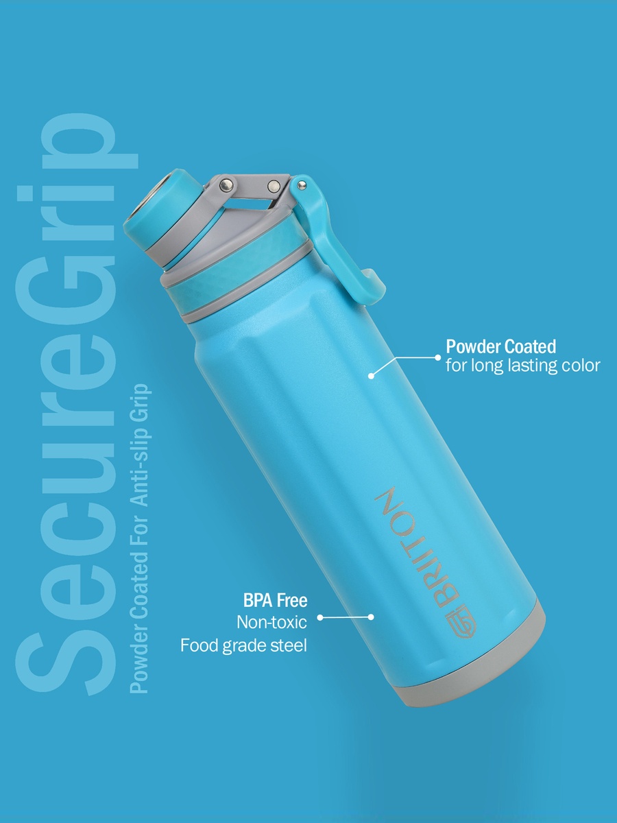 Logo Print Insulated Stainless Steel Water Bottle - 850 ml