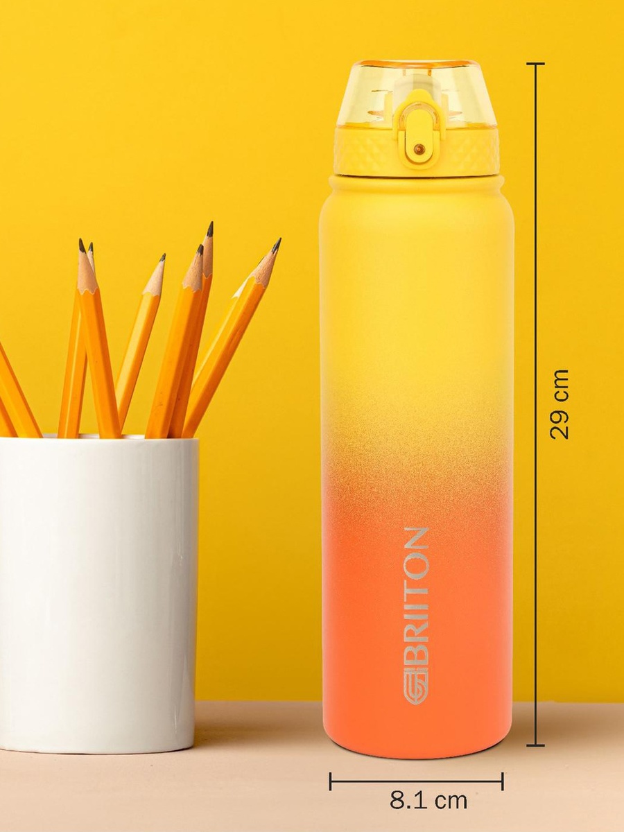 قاروة ماء ستانلس ستيل عازلة للحرارة بلون متدرج من بريتون - 1 لتر