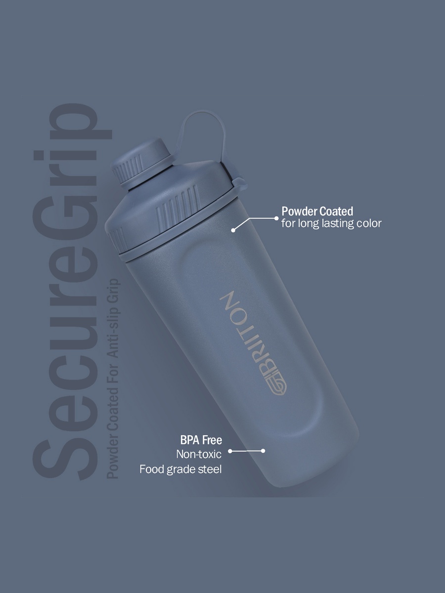 Logo Print Insulated Stainless Steel Water Bottle - 650 ml