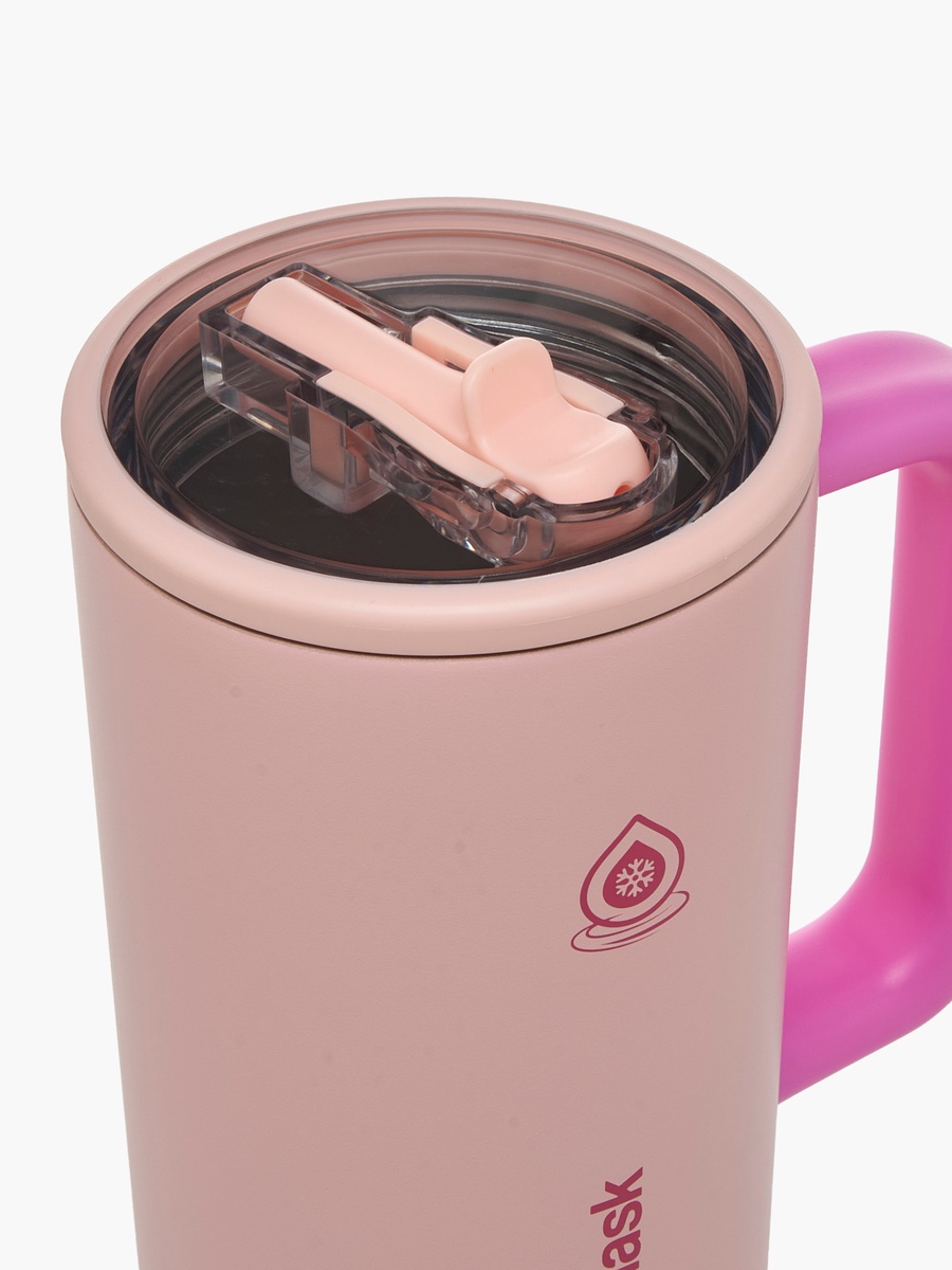 Double Wall Stainless Steel Quencher Tumbler - 1.18 L