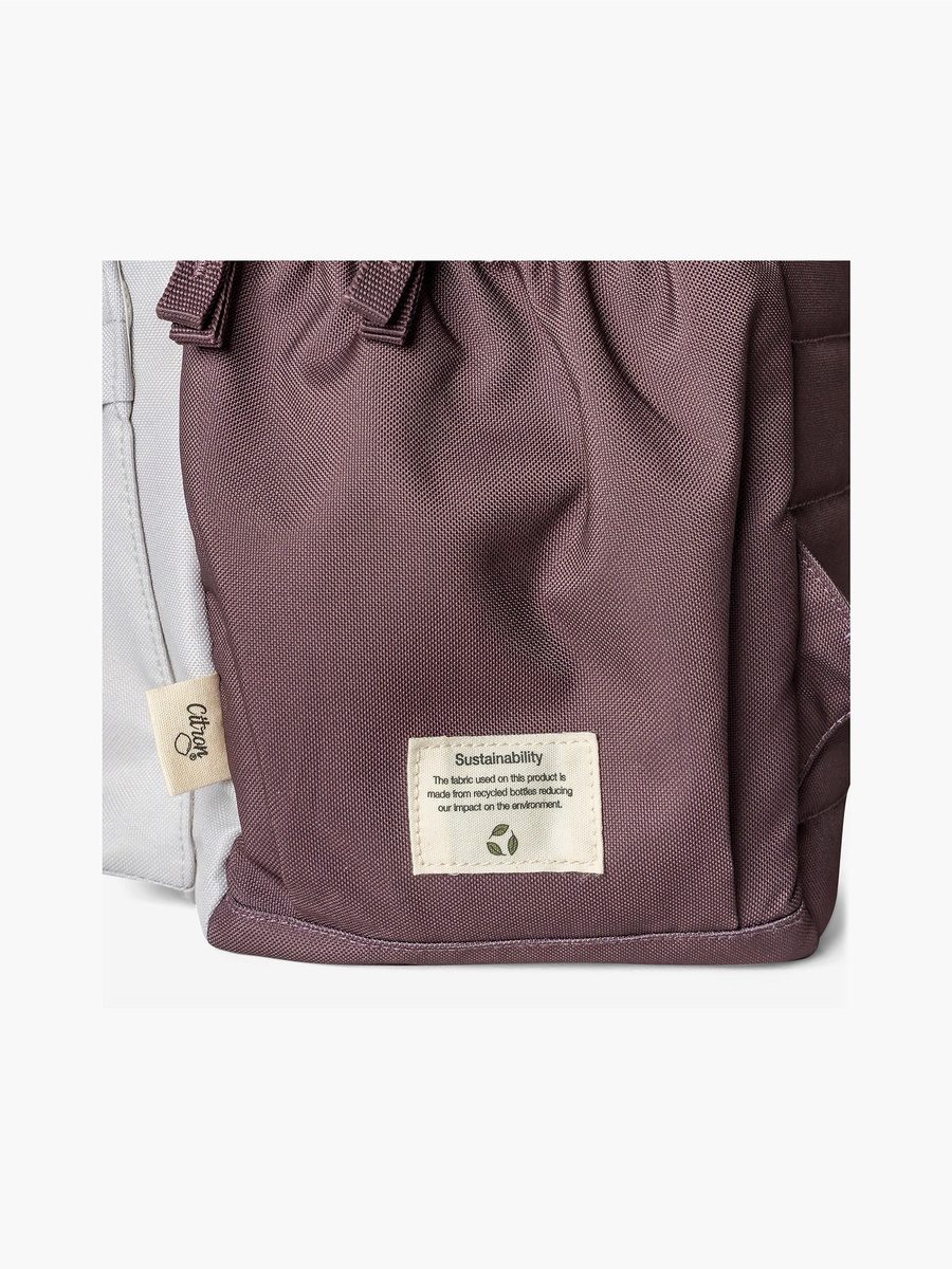 Printed Backpack with Adjustable Straps and Zip Closure - 29x40x15 cm