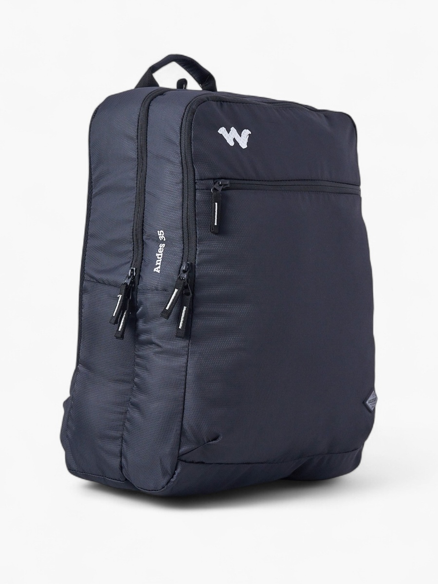 Solid Backpack with Adjustable Shoulder Straps - 23x32x46 cm