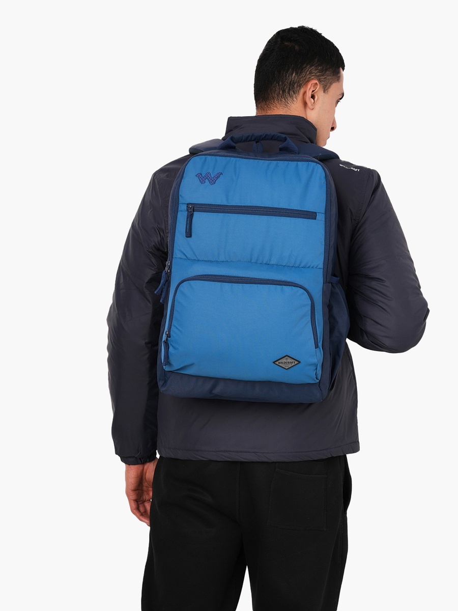 Solid School Backpack with Adjustable Shoulder Straps - 25x32x47 cm