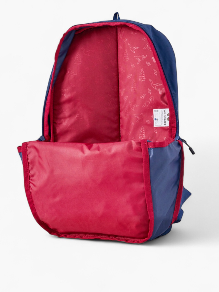 Colourblock School Backpack with Adjustable Shoulder Straps - 22x30x46 cm