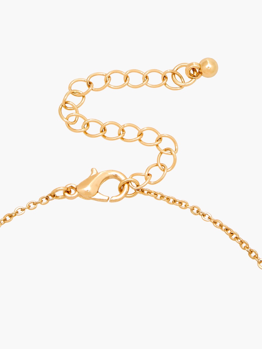 Metallic Clover Charm Bracelet