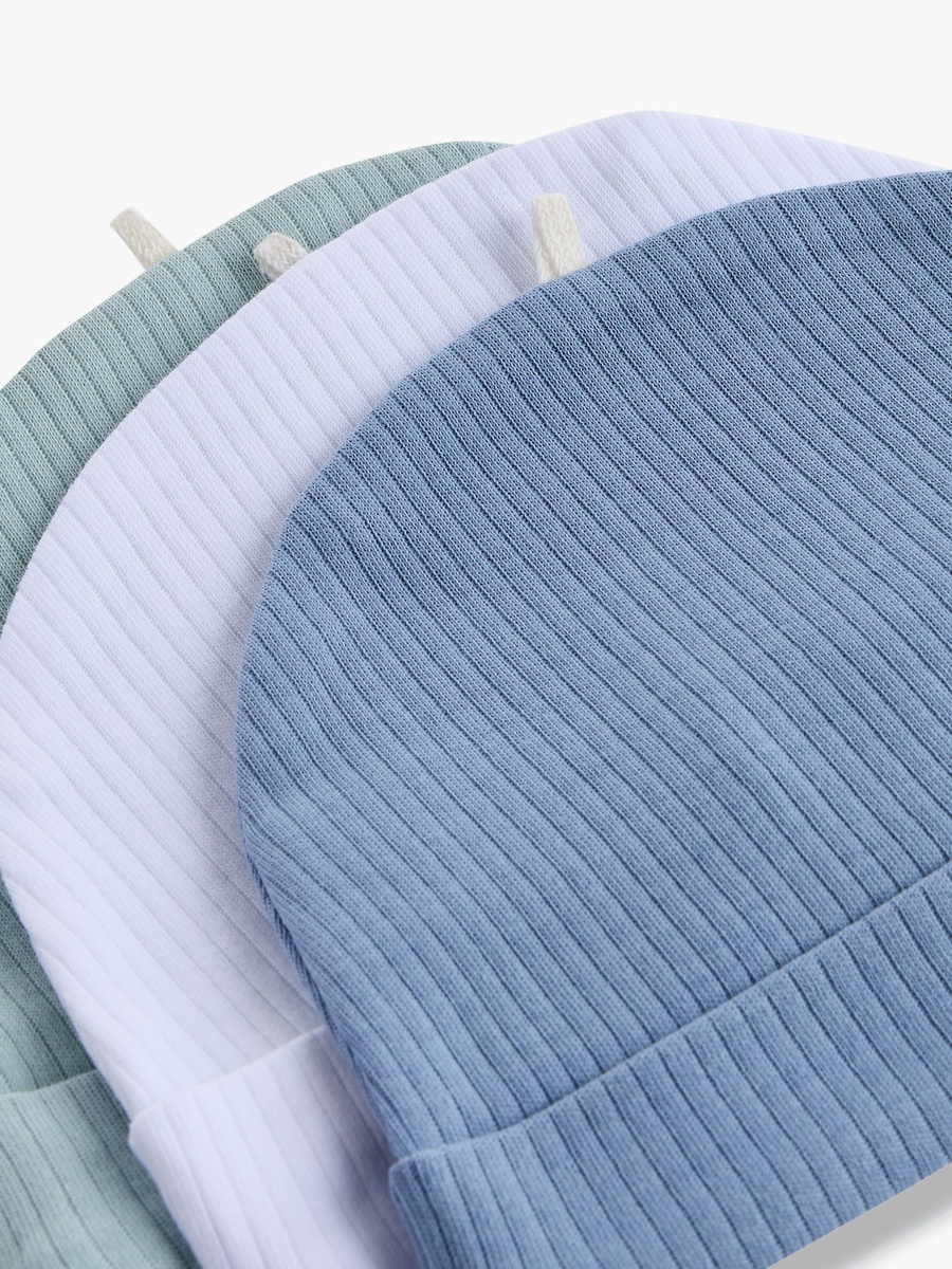Ribbed Cap - Set of 3