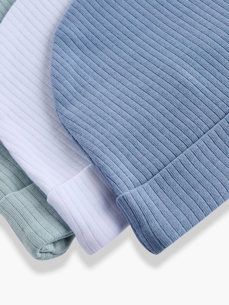Ribbed Cap - Set of 3
