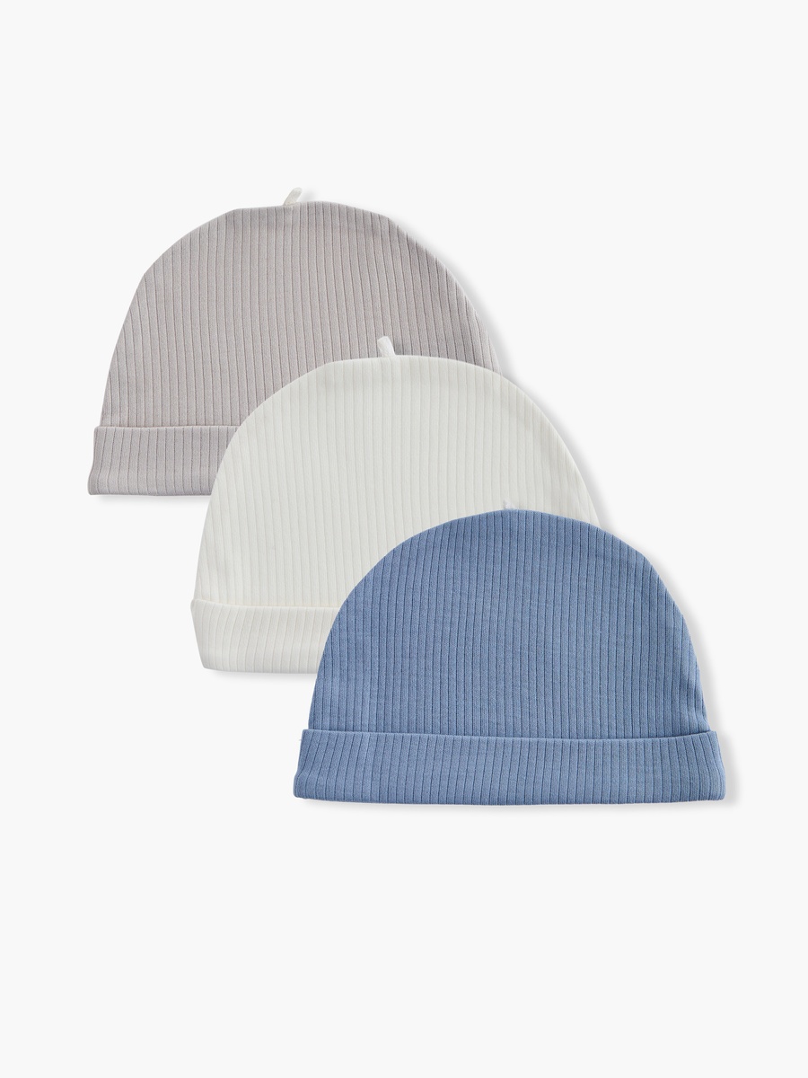 Ribbed Cap - Set of 3