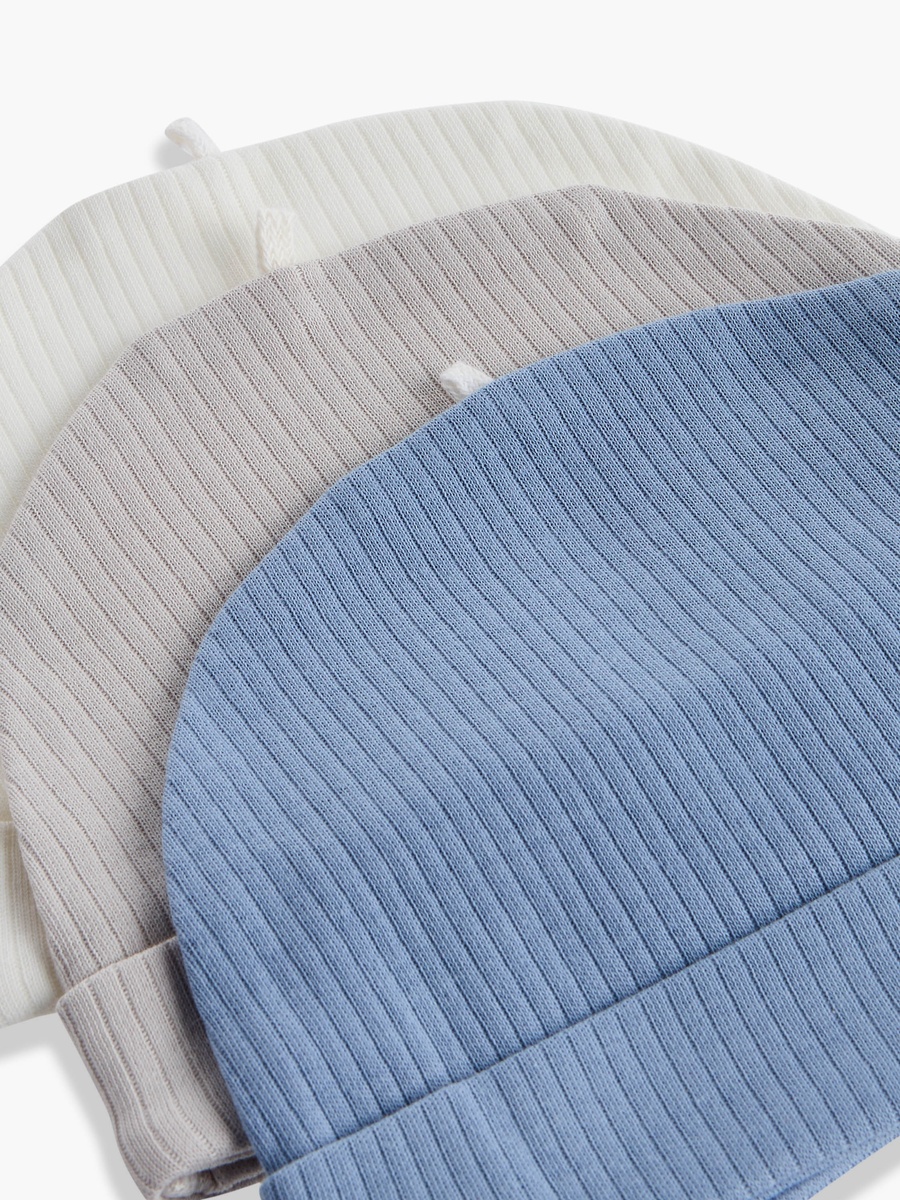 Ribbed Cap - Set of 3