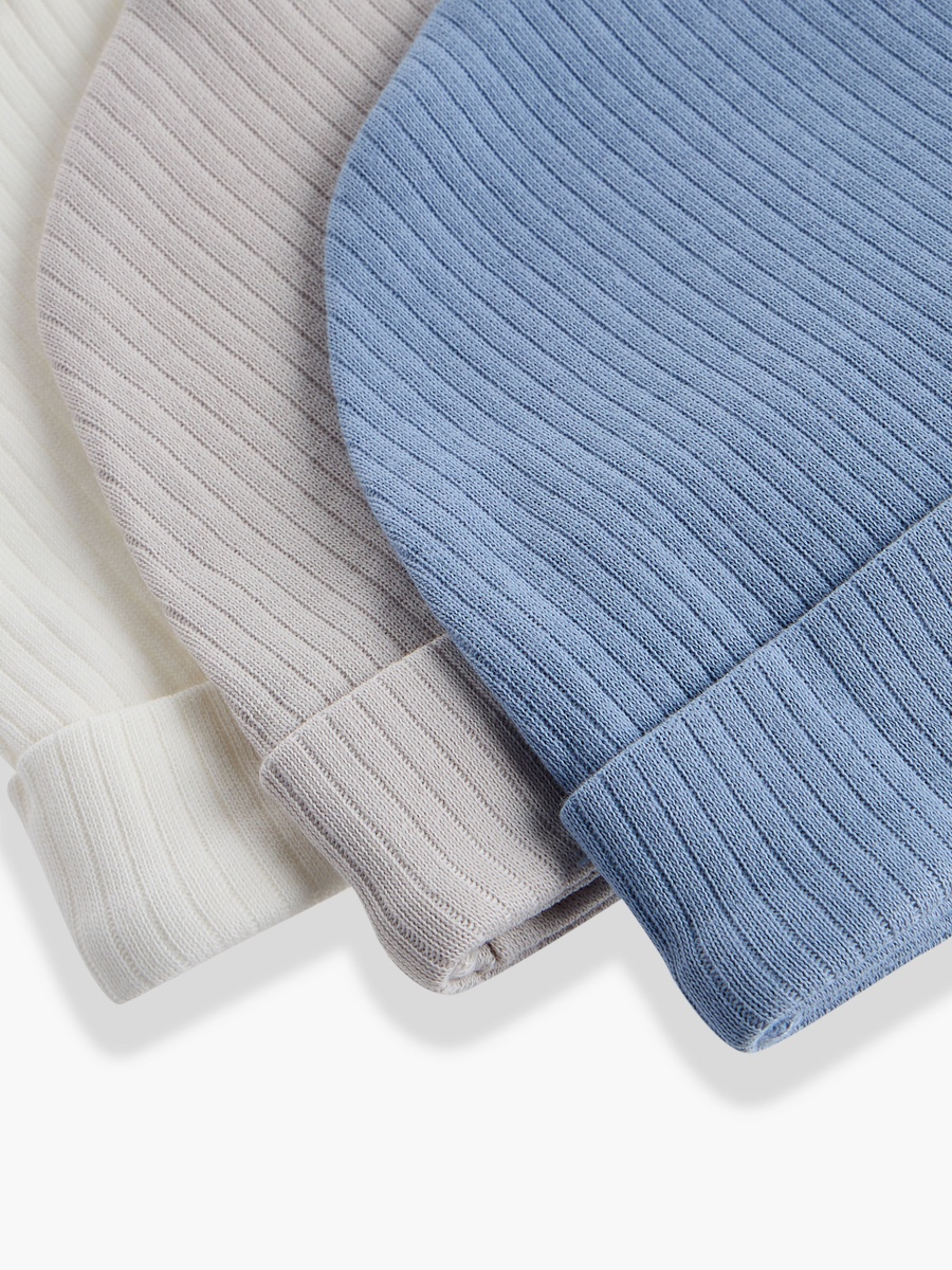 Ribbed Cap - Set of 3