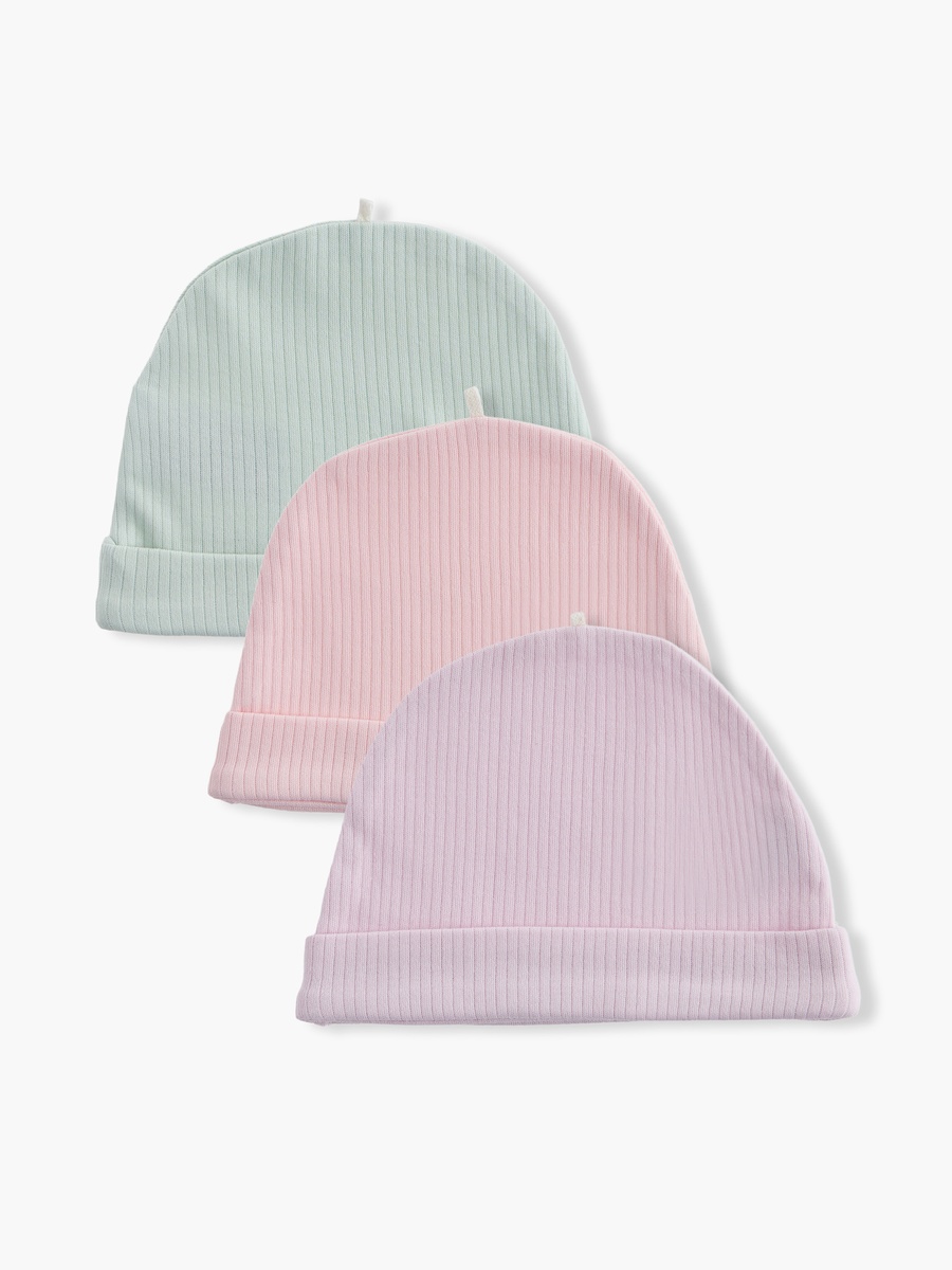 Ribbed Cap - Set of 3